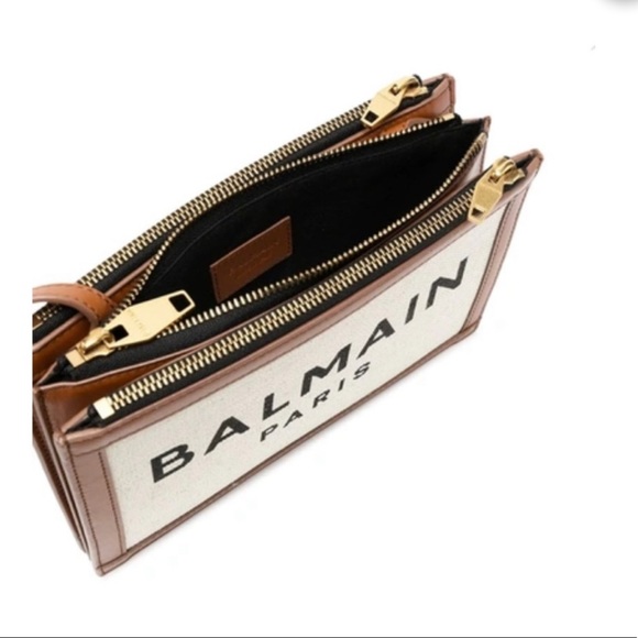 🛑SOLD🛑Balmain 3 pouches 22 Canvas Bag - Picture 3 of 10